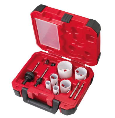 Milwaukee Milwaukee 10 Piece Plumbers Hole Saw Kit 49 22 4145