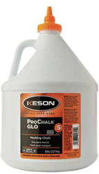 Keson 5 lbs Glo-Orange Marking Chalk - 105-GO 