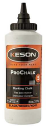 Keson 8 oz Black Marking Chalk - 8-BLACK 