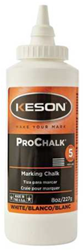 Keson 8 oz White Marking Chalk - 8-W 