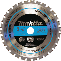 Makita 5-3/8" 30T Carbide Tipped Saw Blade (Metal/General Purpose) - A-95037 