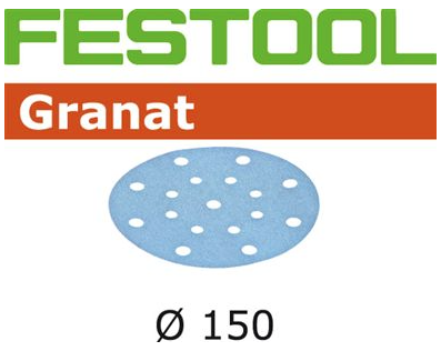Granat Abrasives Festool 496987 P400 Grit Pack of 100 